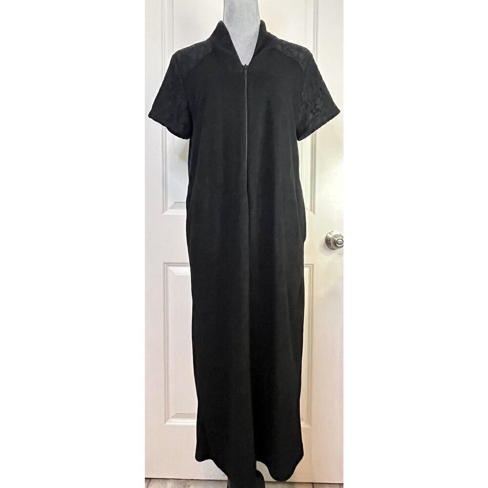 Womens Caftan Robe Long Short Sleeved Embroidered Lace Sleep Gown S Cottagecore